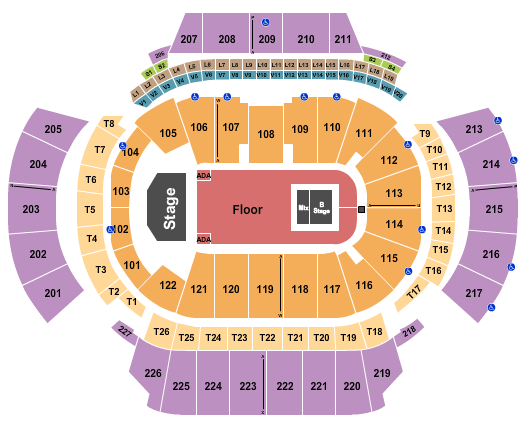 State Farm Arena Tyler, The Creator Seating Chart